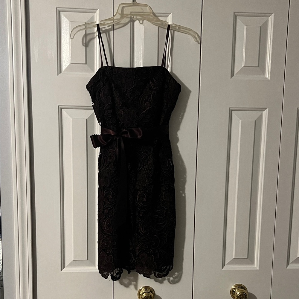 Elegant chocolate Lace Dress